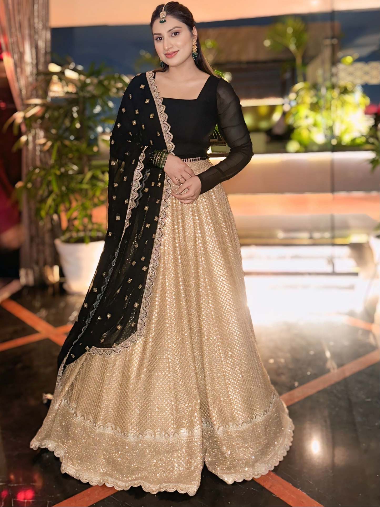 Noir Royale Lehenga Set
