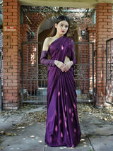 Purple Saree
