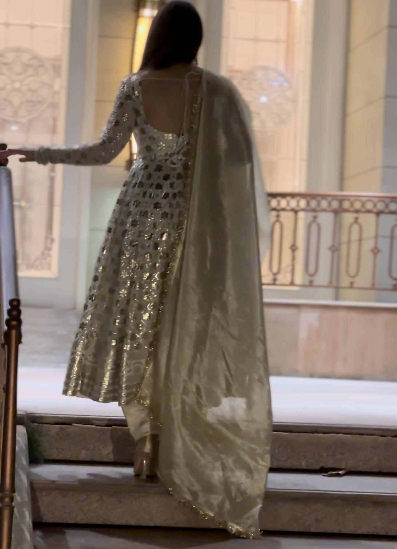 Zara Anarkali Set
