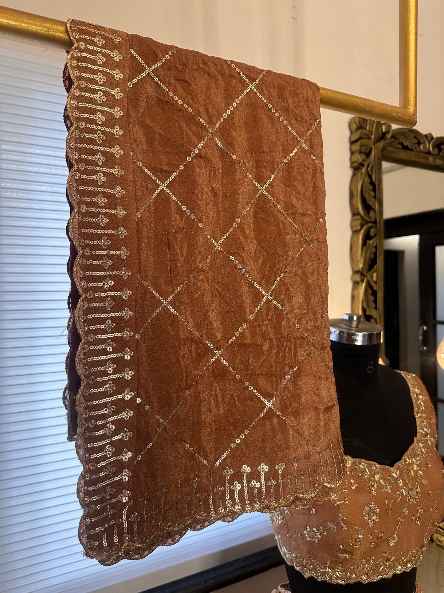 Zarreen tissue lehenga set