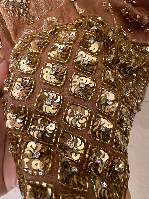 Zarreen tissue lehenga set