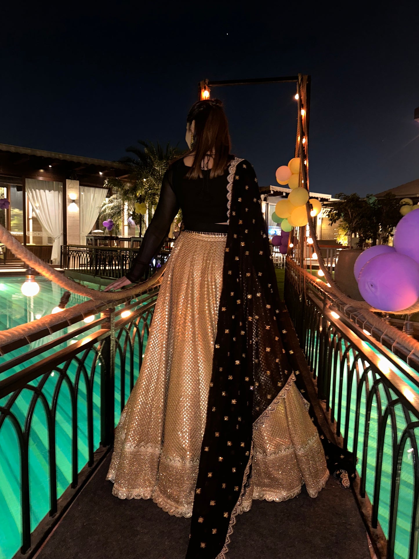 Noir Royale Lehenga Set