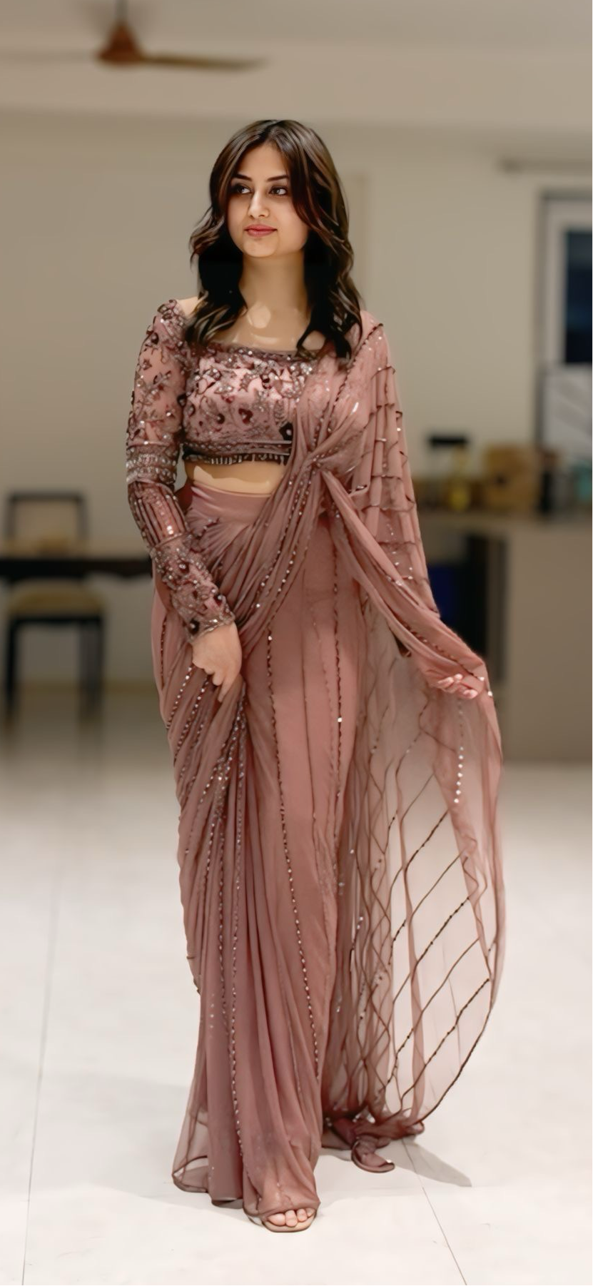 Nazara Hand Embroidered Saree