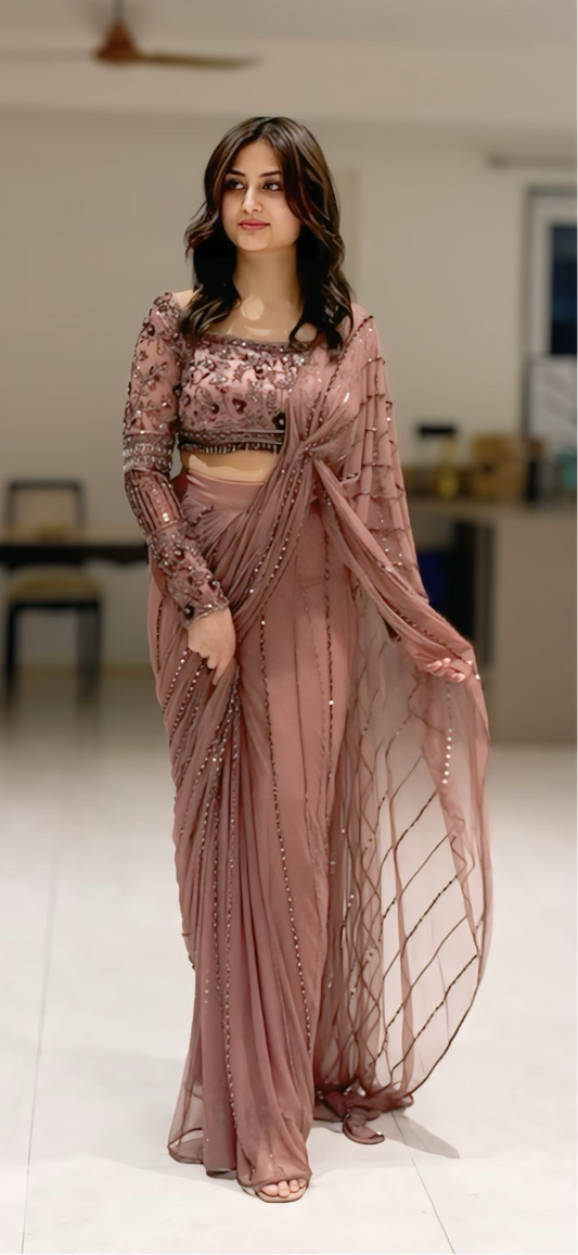 Nazara Hand Embroidered Saree