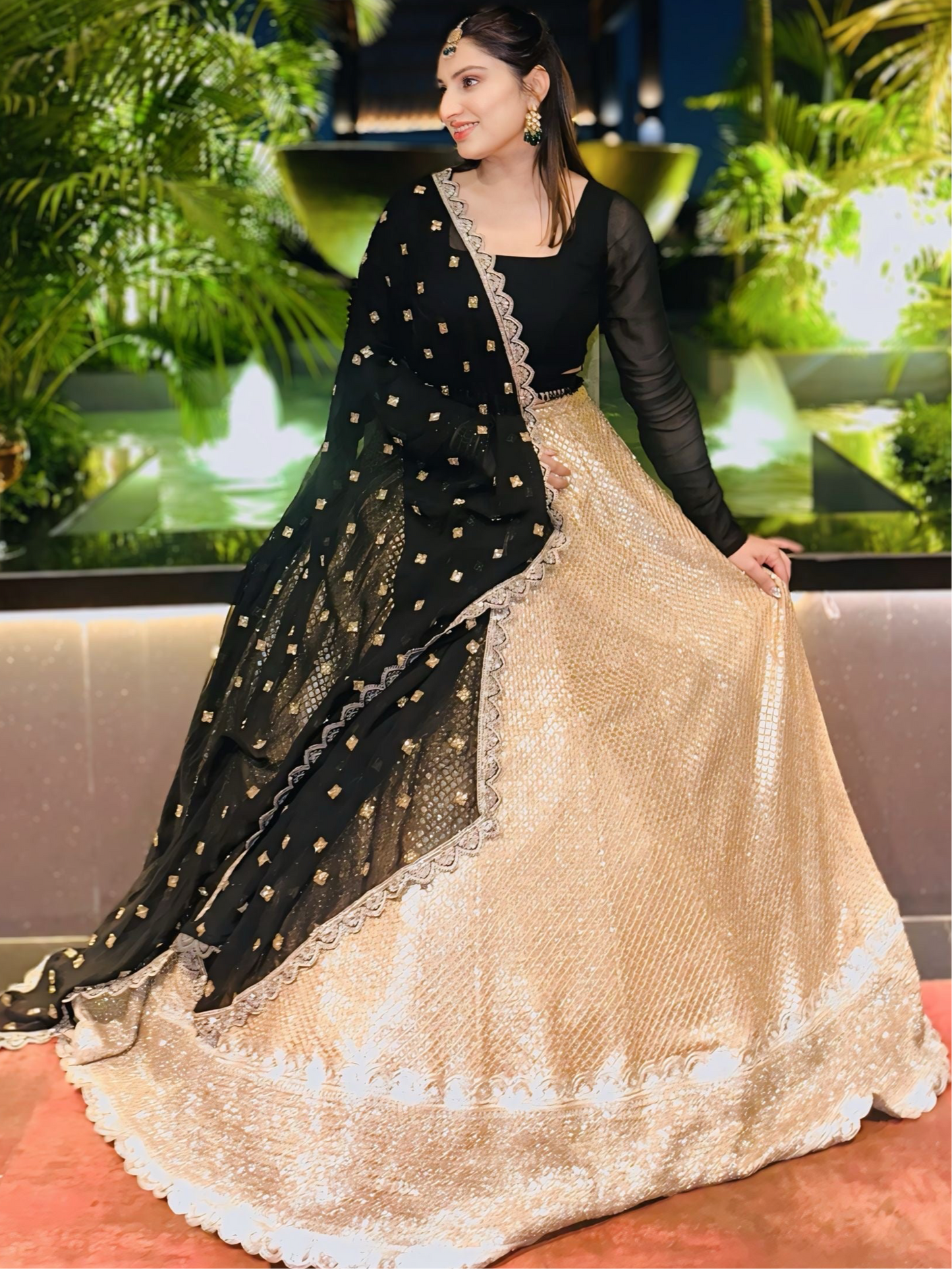 Noir Royale Lehenga Set