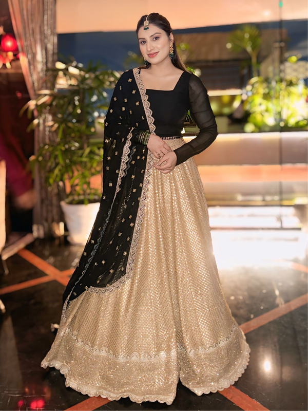 Noir Royale Lehenga Set