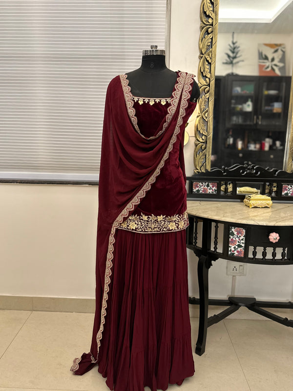 Nazraana Sharara Set