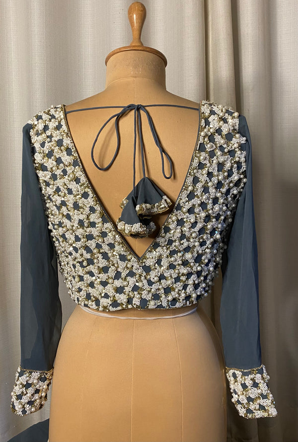 Pearl Handwork blouse