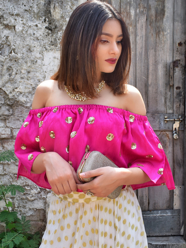 Rani offshoulder top
