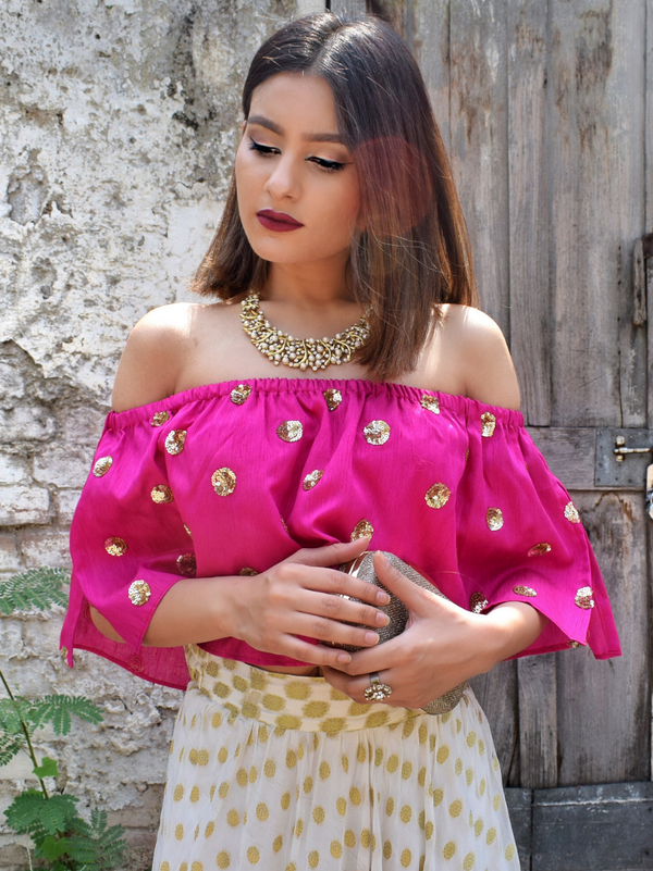 Rani offshoulder top